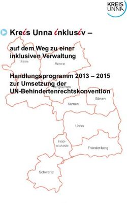 Kreis Unna inklus iv- auf dem Weg zu einer inklusiven Verwaltung Handlungsprogramm 2013 - 2015 zur Umsetzung der UN-Behindertenrechtskonvention