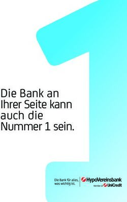 Die Bank an Ihrer Seite kann auch die Nummer 1 sein.