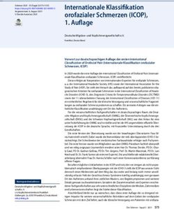 Internationale Klassifikation orofazialer Schmerzen ( ICOP), 1. Auflage