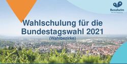 Wahlschulung f&uuml;r die Bundestagswahl 2021 - (Wahlbezirke) - Stadt Bensheim