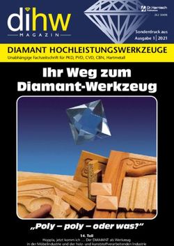 Ihr Weg zum Diamant-Werkzeug - DIAMANT HOCHLEISTUNGSWERKZEUGE