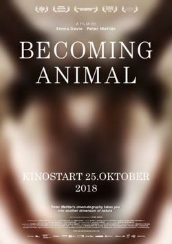 BECOMING ANIMAL - KINOSTART 25.OKTOBER 2018 - Outside the Box