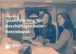 Qualifizierung f&uuml;r Besch&auml;ftigte beim Betriebsrat - Modulreihe