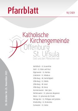 Pfarrblatt - Pfarrei Deutschland