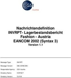 Nachrichtendefinition INVRPT-Lagerbestandsbericht Fashion - Austria EANCOM 2002 (Syntax 3) - Version 1.1