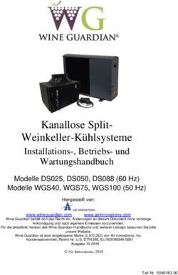 Kanallose Split-Weinkeller-Kühlsysteme - Installations-, Betriebs- und Wartungshandbuch - Wine Guardian