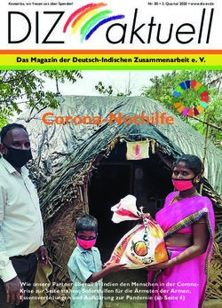Corona-Nothilfe - Deutsch-Indische Zusammenarbeit