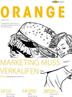 MARKETING MUSS VERKAUFEN - amadeus Agentur