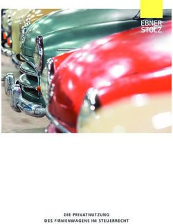 DIE PRIVATNUTZUNG DES FIRMENWAGENS IM STEUERRECHT - Ebner Stolz