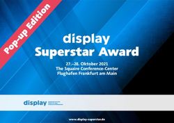 Superstar Award 27.-28. Oktober 2021 The Squaire Conference-Center Flughafen Frankfurt am Main