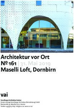 Architektur vor Ort 161 | 31. Mai 2019 Maselli Loft, Dornbirn
