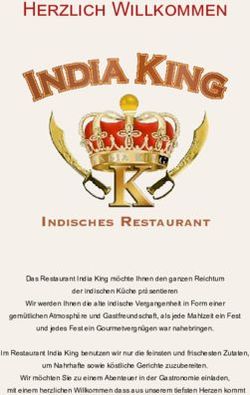 HERZLICH WILLKOMMEN - INDISCHES RESTAURANT - INDIA KING