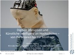 Digitale Disruption und K&uuml;nstliche Intelligenz an Hochschulen