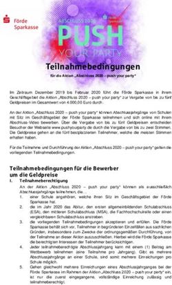 Teilnahmebedingungen - push your party