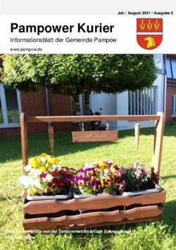 Pampower Kurier Informationsblatt der Gemeinde Pampow
