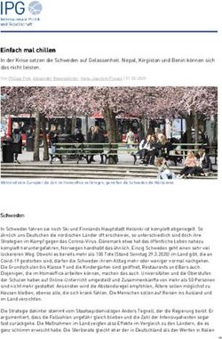 Einfach mal chillen In der Krise setzen die Schweden auf Gelassenheit. Nepal, Kirgistan und Benin k&ouml;nnen sich das nicht leisten.