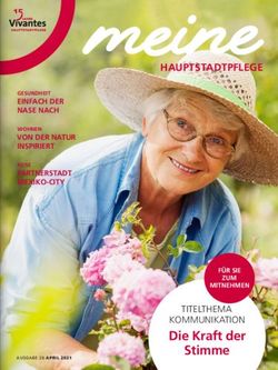 Die Kraft der KOMMUNIKATION - HAUPTSTADTPFLEGE - Vivantes Hauptstadtpflege