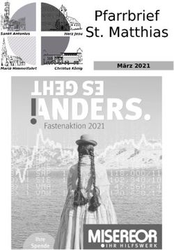 März 2021 - Gemeinde St. Antonius Wickrath