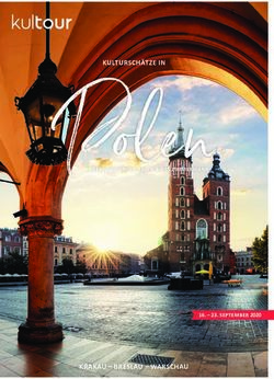 KRAKAU - BRESLAU - WARSCHAU - REISEBEGLEITUNG: ELSBETH & URS ZIMMERMANN - Kultour ...