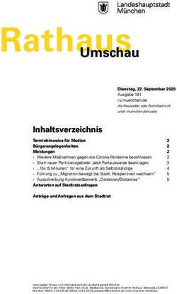 Inhaltsverzeichnis - muenchen.de