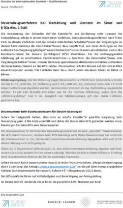 Steuerabzugsverfahren bei Darbietung und Lizenzen 50a Abs. 1 EstG