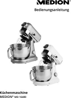 Bedienungsanleitung - K&uuml;chenmaschine MEDION MD 16480 - MEDION MD 16480