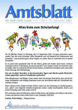 Alles Gute zum Schulanfang! - der stadt wörth a.main nr. 1296 10. september 2021 - Stadt Wörth a.Main