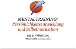 MENTALTRAINING: Persönlichkeitsentwicklung und Selbstmotivation - DIE EINFÜHRUNG MMag. Birgit M. Ehrmann-Ahlfeld