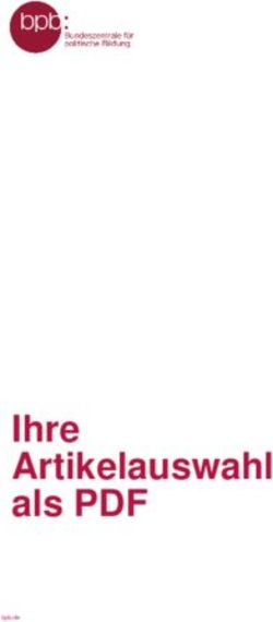 Ihre Artikelauswahl als PDF - Stiftung Wissenschaft und Politik