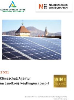 WIN-CHARTA NACHHALTIGKEITS BERICHT - 2021 KLIMASCHUTZAGENTUR IM LANDKREIS REUTLINGEN GGMBH - KLIMASCHUTZAGENTUR ...