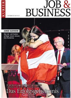 Das Erfolgsgeheimnis - KURIER Anzeigen