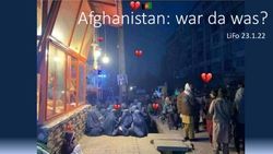 AFGHANISTAN: WAR DA WAS? - LIFO 23.1.22 - LINKES FORUM OLDENBURG
