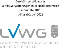 Gesch&auml;ftsverteilung des Landesverwaltungsgerichtes Nieder&ouml;sterreich f&uuml;r das Jahr 2021, g&uuml;ltig ab 2. Juli 2021