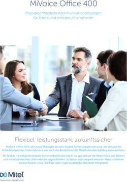 MIVOICE OFFICE 400 MASSGESCHNEIDERTE KOMMUNIKATIONSL&Ouml;SUNGEN F&Uuml;R KLEINE UND MITTLERE UNTERNEHMEN - BVG COMMUNICATION TECHNOLOGIES