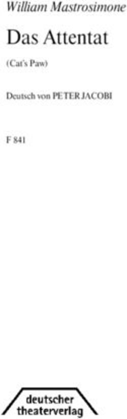 Das Attentat William Mastrosimone - F 841 (Cat's Paw) Deutsch von PETER JACOBI