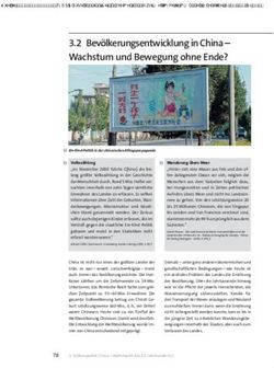 3.2 Bev&ouml;lkerungsentwicklung in China - Wachstum und Bewegung ohne Ende? - Ernst Klett Verlag