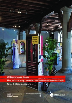 Willkommen zu Hause Eine Ausstellung zu Gewalt in Familie und Partnerschaft Ausleih-Dokumentation - Frauenhaus Luzern