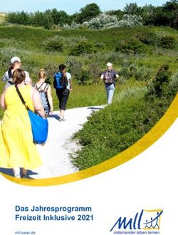 Das Jahresprogramm Freizeit Inklusive 2021 - mll-saar.de - Miteinander Leben Lernen