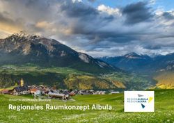 Regionales Raumkonzept Albula - Entwurf f&uuml;r die &ouml;ffentliche Mitwirkung