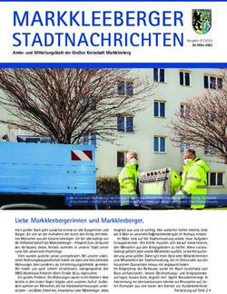 MARKKLEEBERGER STADTNACHRICHTEN - Stadt Markkleeberg