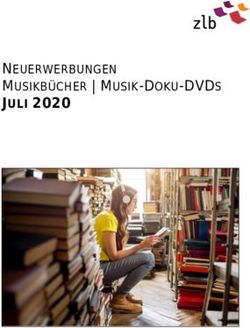 NEUERWERBUNGEN MUSIKB&Uuml;CHER | MUSIK-DOKU-DVDS - JULI 2020 - Zentral- und Landesbibliothek Berlin