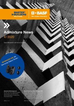 Admixture News 4 / 2020 - Baustoffzentrum Olten/Zofingen BOZ