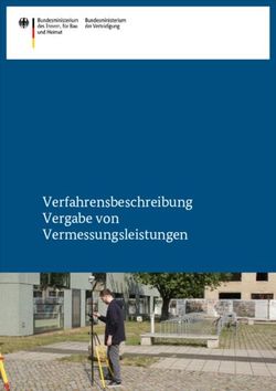 Verfahrensbeschreibung Vergabe von Vermessungsleistungen