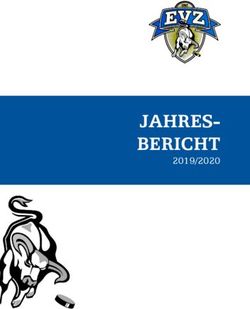 JAHRES-BERICHT 2019/2020 - EVZ