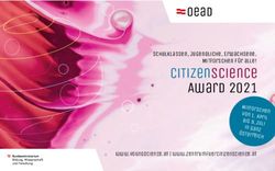 CITIZENSCIENCE AWARD 2021 - SCHULKLASSEN, JUGENDLICHE, ERWACHSENE. MITFORSCHEN FÜR ALLE!