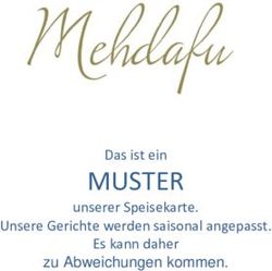 MUSTER unserer Speisekarte - Das ist ein Unsere Gerichte werden saisonal angepasst. Es kann daher - Hotel Sch&ouml;nblick