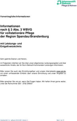 Informationen nach 3 Abs. 3 WBVG f&uuml;r vollstation&auml;re Pflege der Region Spandau/Brandenburg