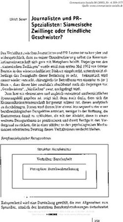 Spezialisten: Siamesische Zwillinge oder feindliche Geschwister?