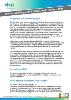Allgemeine Teilnahmebedingungen - Popai