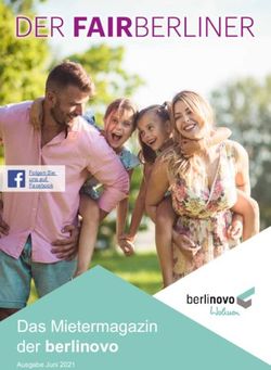 Der berlinovo Das Mietermagazin - Ausgabe Juni 2021 - Das Mietermagazin der berlinovo